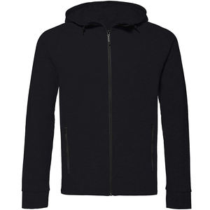 Sweat-shirt à capuche zippé personnalisé pour homme en molleton de coton, vêtement d'extérieur décontracté - Product Image 3