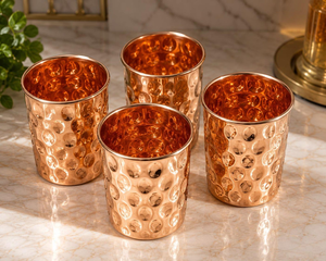 100% Pure Copper <b>Mug</b> and <b>Glass</b> Ayurvedic Drinkware Supplier - Product Image 3