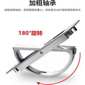 มือจับลิ้นชักแบบฝังในแผงเตียง พร้อมฝาปิดหมุนได้ ดีไซน์แบบพับเก็บได้ - Product Image 2