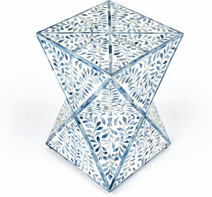 Bone Inlay <b>Stool</b> and Ottoman Luxury Living Room Furniture for Hotel Use High Quality Designs - Product Image 6