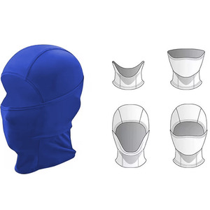 Máscara Facial de Invierno Transpirable, Cálida, de Forro Polar, Cortavientos, para Ciclismo, Protección Facial, Pasamontañas de Poliéster y Spandex con 1 Orificio y Logotipo - Product Image 6
