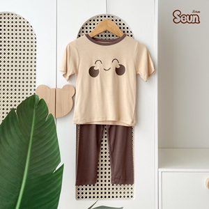 ชุดเสื้อผ้าเด็กผู้ชาย ชุดเด็กผู้ชาย เสื้อผ้าฤดูร้อนน้ำหนักเบา คุณภาพสูง ผลิตในเวียดนาม รับประกันคุณภาพพรีเมียม - Product Image 5