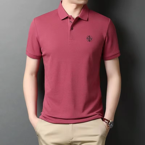 เสื้อโปโลผู้ชายแบบเรียบขายส่ง หลากสี เสื้อโปโลแขนสั้นลำลองสำหรับผู้ชาย - Product Image 4