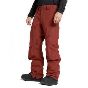 Pantalones de Esquí Rojos Impermeables para Hombre, Cierre de Botones, Material de Poliéster, Ropa de Nieve para Adultos - Product Image 6
