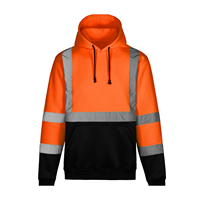 Sweat-shirts de travail pour hommes fabriqués en usine, vente en gros, promotion, imperméables, haute visibilité, logo personnalisé, toutes tailles