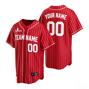 Hot Sell Gradient Color Sublimated Baseball <b>T</b>-<b>shirts</b> Embroidery Personalized Sports Uniform Custom Baseball Jersey for Men - Product Image 4