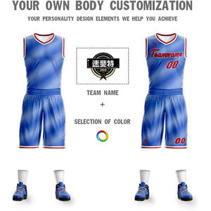 Uniforme de basket-ball d'équipe personnalisé, imprimé par sublimation, maille respirante, OEM, séchage rapide, anti-UV, pour hommes, femmes, jeunes, uniformes d'usine - Product Image 3