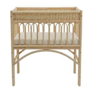 Lit bébé en rotin haut de gamme pour enfants, vente chaude, prix d'usine, pas cher, haute qualité, sûr et respirant, pour chambre d'enfant - Product Image 2