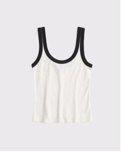 Custom Wholesale Womens Ribbed Knit Crop Tank <b>Top</b> O-Neck Slim Fit Casual Cami Seamless Breathable 100% Cotton Eco-Friendly Quick - Product Image 5