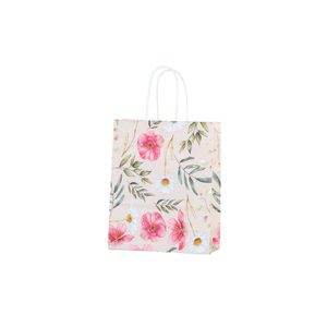 ถุงกระดาษคราฟท์สีน้ำตาลรีไซเคิลสำหรับใส่สินค้า ขนม ของขวัญ อาหารจานด่วน สำหรับโปรโมชั่น พร้อมโลโก้สั่งทำแบบมืออาชีพ - Product Image 6