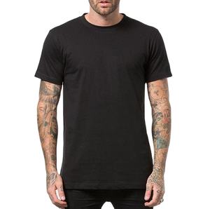 T-shirt décontracté à manches courtes et col rond pour homme, 100% coton, séchage rapide, anti-froissement, respirant, écologique, vente en gros OEM - Product Image 1