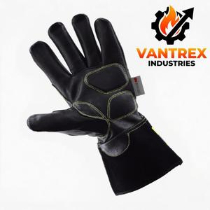 Guantes de Cuero de Alta Calidad para Campos Petroleros, Guantes de Protección contra Impactos para Uso en Exteriores, Venta al por Mayor en Pakistán - Product Image 4