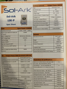 SOi.ark 12K 48VDC อินเวอร์เตอร์พลังงานแสงอาทิตย์ไฮบริดแบบออลอินเวอร์เตอร์120/240/208VAC อัตรากลางแจ้ง - Product Image 4