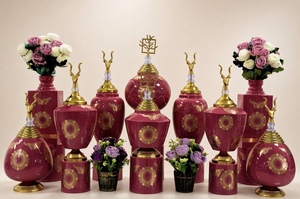 Frascos Decorativos de Lujo para Mesas de Recepción de Bodas, Decoración de Vestíbulos de Hotel, Salones de Banquetes y Exhibiciones Elegantes para Eventos - Product Image 2