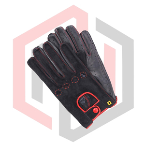 Gants de sécurité classiques en cuir noir pour hommes, OEM ODM, vente en gros, doux, respirants, anti-coupure, antidérapants, personnalisables - Product Image 3