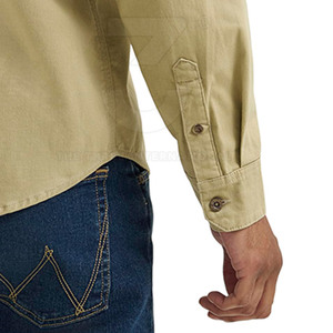 Camisas de Hombre de Algodón Transpirable de Primera Calidad, Diseño Personalizado, Casuales de Primavera, Secado Rápido, Ecológicas, Tejido de Punto de 320g, MOQ Bajo - Product Image 6
