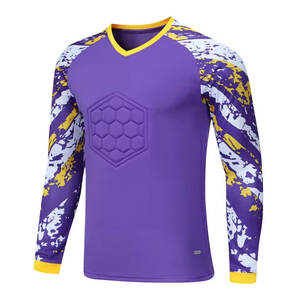 Camisetas de Portero Unisex para Adultos, Camisetas de Fútbol Impresas, Transpirables, de Secado Rápido, Antibacterianas, con Protección UV - Product Image 3