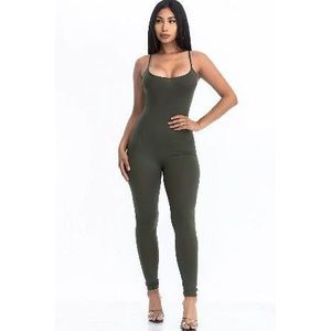 Tuta Aderente Calda con Schiena Aperta Serie Sportiva di Body e Tute - Product Image 3