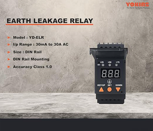 Máquina de Prueba ELR YD |   Alta Precisión IP65 |   1 año |   Entrada de CA de 30mA-30A |   Fuente de Alimentación Auxiliar de 45-270V CA/CC |   Montaje en Riel DIN - Product Image 4