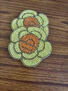 Rose Flower <b>Drink</b> <b>Coasters</b> Handmade Flower <b>Coasters</b> Pastel Bead Mug Mats Colorful Floral <b>Coasters</b> Blue Pink Yellow <b>Coasters</b> - Product Image 4