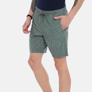 Shorts d'été sur mesure de style nouveau, couleur unie, fabriqués au Pakistan - Product Image 3