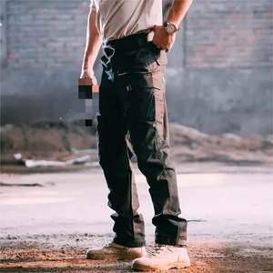 Pantalones Jogger Casuales de Pierna Ancha para Hombre, Cintura Alta, Impermeables, Resistentes al Viento, Transpirables, con Forro Polar y Estampado Digital - Product Image 4