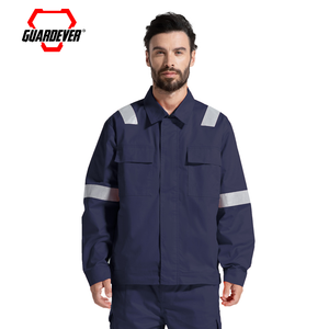 Chaqueta de Trabajo de Seguridad GUARDEVER NFPA 2112 EN 11612 FR Antiestática para Electricistas, Mecánicos e Ingenieros Industriales - Product Image 1