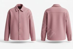 Camisas de Vestir de Lana 100% de Alta Calidad con Bolsillos con Botones, Chaqueta Elegante de Invierno con Cuello Camisero - Product Image 5