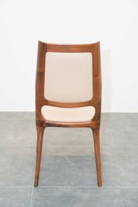 Chaise de salle à manger en bois de noyer design avec structure à mortaise et tenon pour la maison, l'hôtel, le restaurant PISANO - Product Image 3