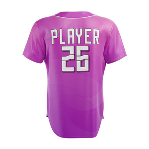 เสื้อทีมเบสบอลหญิง ทรงสวมใส่สบาย เหมาะสำหรับการแข่งขัน ฝึกซ้อม และกิจกรรมกลางแจ้ง สีตามสั่ง - Product Image 5