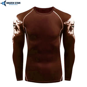 Camiseta de Artes Marciales de Manga Larga con Protección UPF50, Transpirable, Absorbente de Sudor, Compresión, Secado Rápido, Características Atléticas - Product Image 4