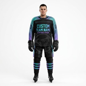 Maillots de hockey sublimés 260 GSM, maillots de hockey personnalisés pour équipes, ventilation en mesh, USA - Product Image 3
