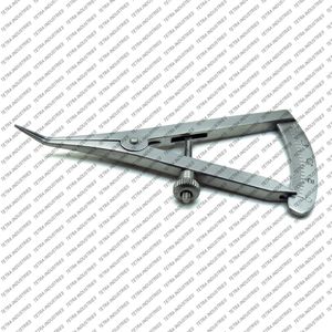 Calibrador Castroviejo Dental Premium de 0-20 mm, Angulado, 3.25 Pulgadas, Manual, de Acero Inoxidable, Instrumentos Quirúrgicos Oftalmológicos y Dentales - Product Image 5