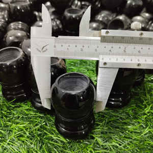 Cepillo de Afeitar de Lujo con Mango de Cuerno de Búfalo Negro Auténtico, Accesorios de Aseo Hechos a Mano de Primera Calidad - Product Image 3