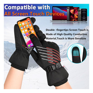 Gants de ski chauffants électriques les plus populaires, nouvelle arrivée, pour hommes et femmes, durables, imperméables, mitaines de snowboard en polyester élastique - Product Image 3