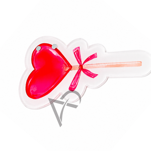 Custom Reusable Heart Shape Acrylic <b>Magnetic</b> Eyelash Extension Beauty Tool Tiles with Private Label Option - Product Image 2