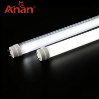 Tube lumineux LED T8 2FT 4FT en aluminium et plastique, tube lumineux LED 2700-6500K, lampe d'intérieur pour usage professionnel