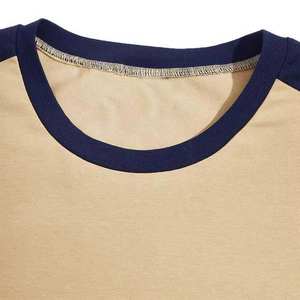 Conjuntos cortos transpirables casuales de algodón para hombre para verano, traje deportivo de 2 piezas con camisetas y pantalones cortos para actividades al aire libre - Product Image 3