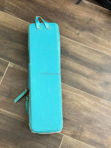 New Real Handmade Tooled Leather Heat Resistant Turquoise Curling Iron Cases Great for <b>Traveling</b> Organizer for Women Hair Tools - Product Image 5