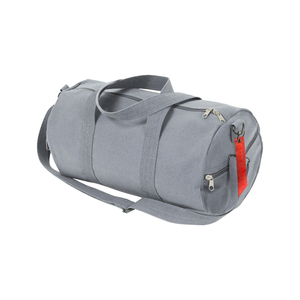 Bolsa de Lona Resistente Unisex Tipo Barril para Gimnasio con Bolsillo Lateral con Cremallera, Tirador de Contraste, Bolsa de Viaje Deportiva, Venta al por Mayor OEM Personalizada - Product Image 1
