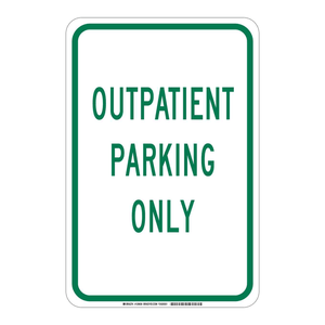 Señalización de Estacionamiento Solo para Pacientes de Brady, Señalización de Piso para Instalaciones Médicas, Interior/Exterior - Product Image 3