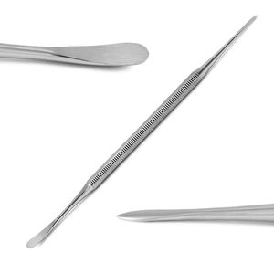 Juego de 5 Espátulas Manuales de Acero Inoxidable para Laboratorio Dental, para Cera y Modelado, Zahle Beale Lecron, Espátula para Alginato y Yeso - Product Image 4