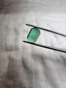 Émeraude naturelle zambienne de 3,12 carats, taille poire, pierre précieuse verte lâche, qualité supérieure, certifiée par un tiers, bijoux fins en gros - Product Image 2