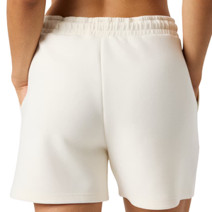 Shorts de survêtement décontractés pour femmes, taille élastique, cordon de serrage long, poches latérales, coupe décontractée, ourlet ouvert, vente en gros personnalisée, fabricant OEM B2B - Product Image 3