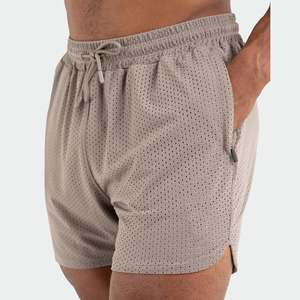 Shorts de boxe pour hommes en polyester/nylon 180g, écologiques, unis, décontractés, mi-longs, taille élastique, séchage rapide, durables, respirants, légers - Product Image 6