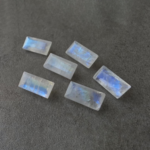 มูนสโตนสีรุ้งธรรมชาติทรงสี่เหลี่ยมผืนผ้าขนาดใหญ่เจียระไนอย่างประณีต เหมาะสำหรับทำเครื่องประดับ - Product Image 4