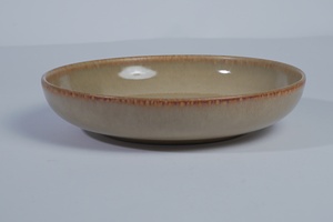 Plato de Cerámica Ecológico Color Celadón Beige, Plato Redondo para Servir, para Restaurante o Comedor en Casa - Product Image 3