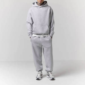 Custom Men <b>Vintage</b> <b>Tracksuit</b> Set Heavyweight 480GSM Cotton Fleece Embroidered Logo Hoodie And Joggers Streetwear <b>Tracksuit</b> OEM - Product Image 1
