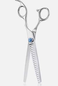 Tijeras de Entresacar Profesionales de 6 Pulgadas, Hoja de Acero Inoxidable, Punta Afilada, Suministros para Salón de Belleza, Grado A+, Para Diestros - Product Image 5