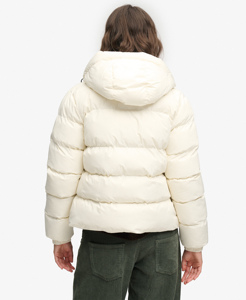 Veste d'hiver décontractée pour femme, style streetwear, imperméable, à capuche, coupe ample, épaisse et chaude, vente en gros - Product Image 2